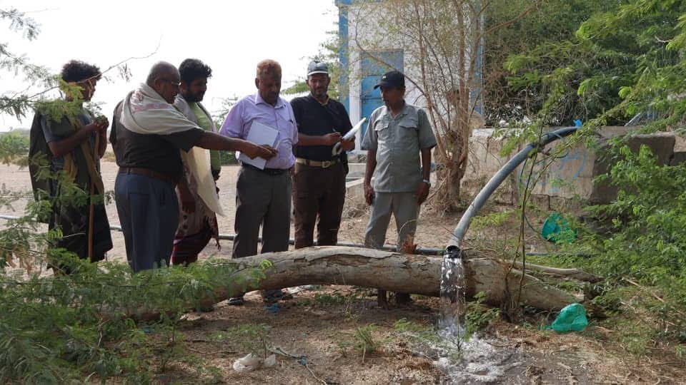 نزول ميداني لتقييم أوضاع المياه الجوفية في الخوخة وحيس